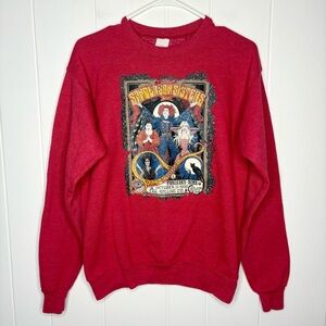 HOCUS POCUS The Sanderson Sisters Crewneck Sweatshirt Hanes Red Halloween Small